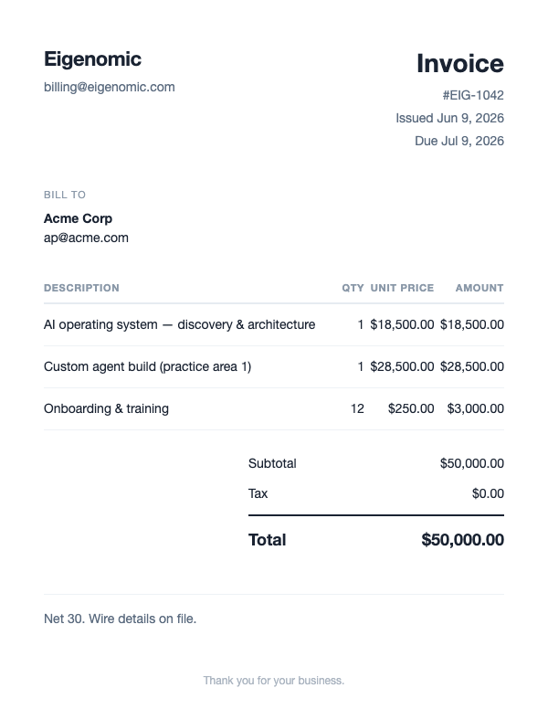 invoice